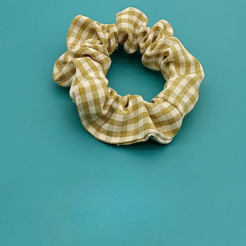 Wholesale Plaid Large Intestine Hair Ties